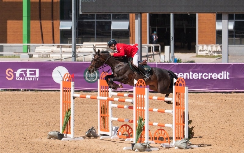 Kazakhstan's Sokolenko captures gold at FEI international tournament in Astana