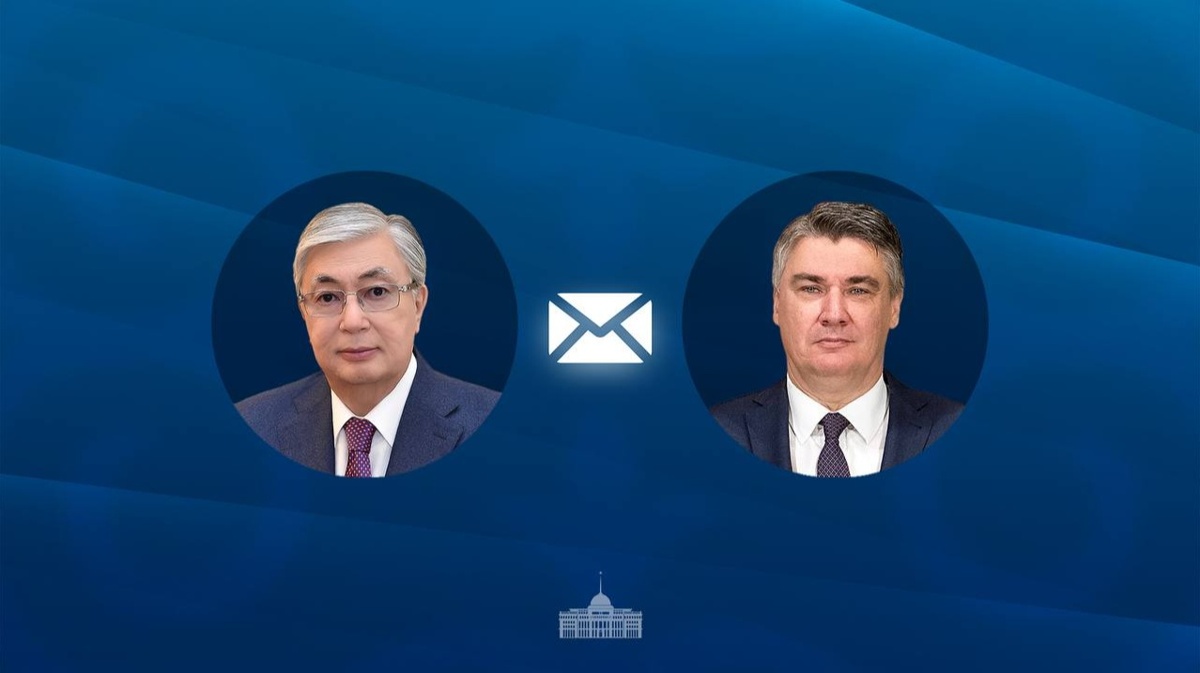 Kazakh Tokayev congratulates Croatia on its Statehood Day