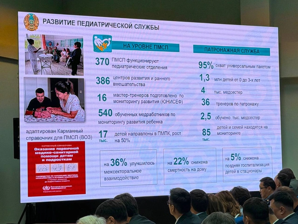 Внедрить гибридную модель педиатрической помощи планируют в Казахстане 