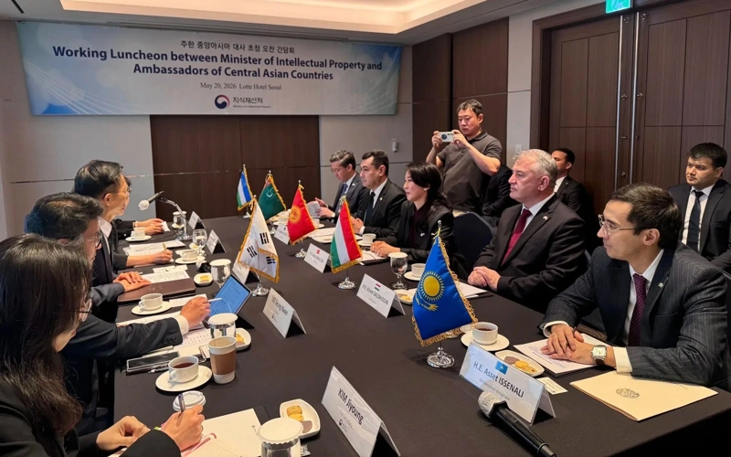 Central Asian ambassadors, Korean minister discuss intellectual property ties