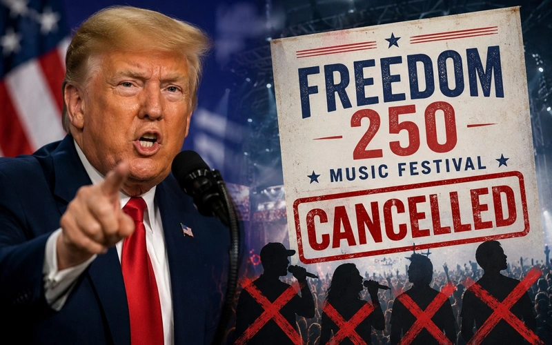 Freedom 250 festival, Trump