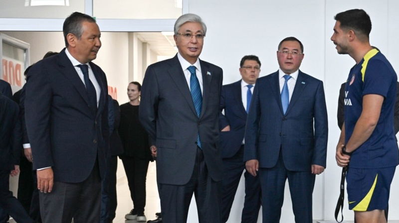 President Tokayev visits football academy Atletico de Madrid Kazakhstan