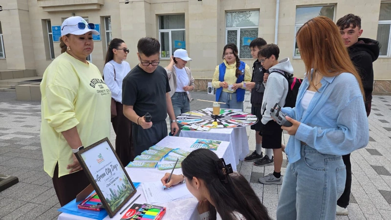 В СКО прошел экологический интерактив «Green City Day»
