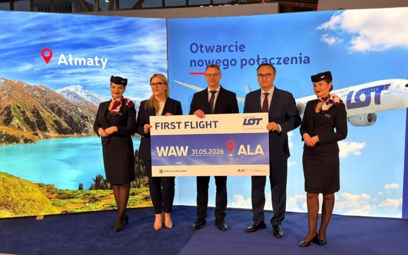 LOT Polish Airlines unveils Warsaw-Almaty direct route