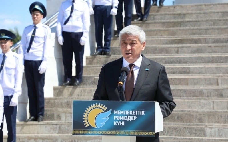 20-meter State Flag unveiled in Karaganda