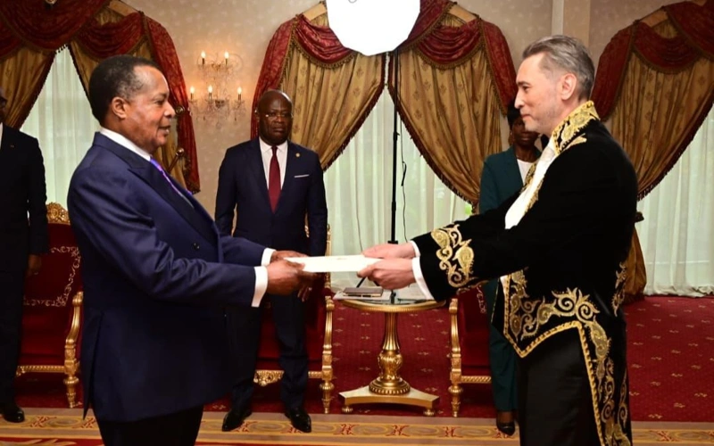 Kazakh Ambassador presents credentials to President of the Republic of the Congo
