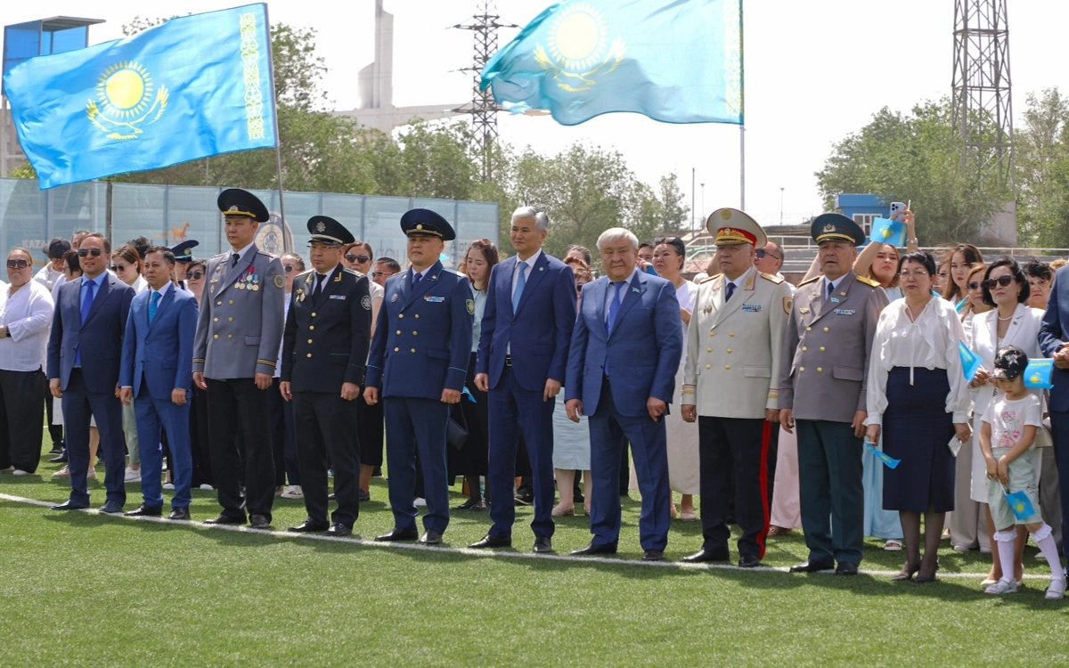  Ұлытау облысында &laquo;Рәміздер рухы &mdash; Конституция күші&raquo; атты салтанатты Ту көтеру рәсімі өтті