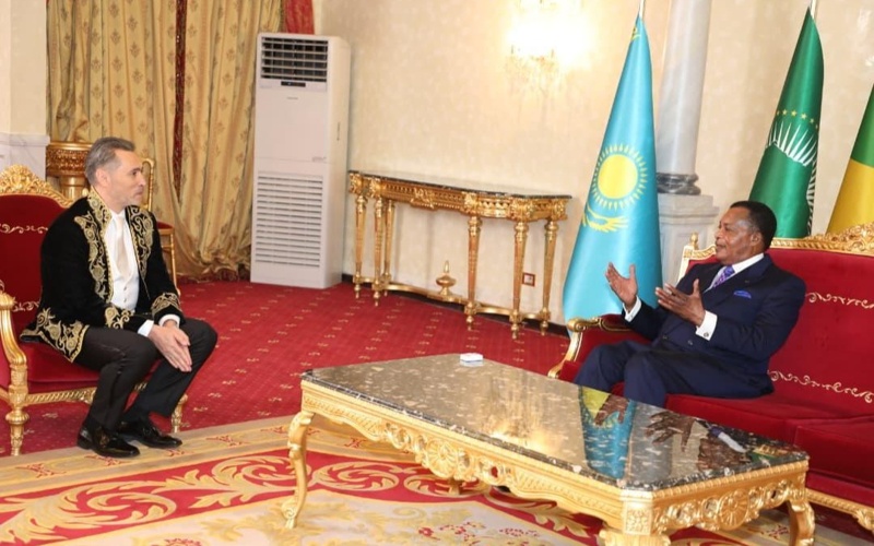 Kazakh Ambassador presents credentials to President of the Republic of the Congo
