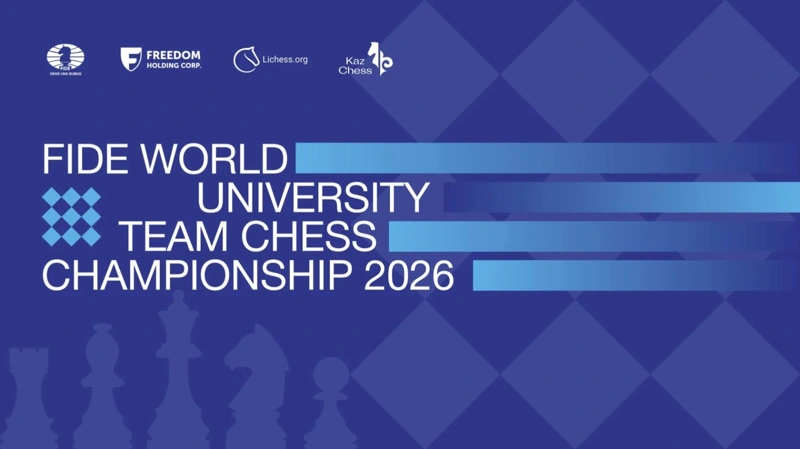Әлемнің үздік студент шахматшылары 2026 жылы Алматыда бас қосады