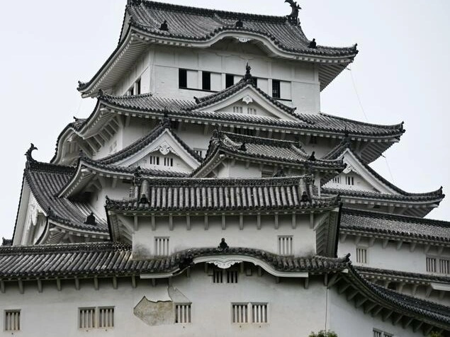 Japan's UNESCO-listed Himeji Castle damaged by Typhoon Jangmi 