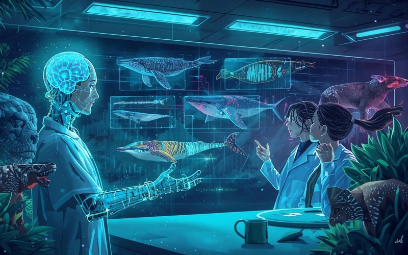 Artificial intelligence, researchers, animals, AI, science, scientist, technology, innovations, education, robots