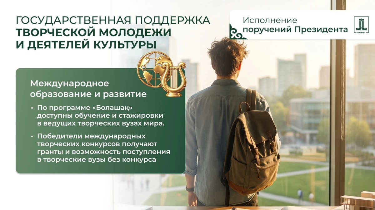 Поддержка творческой молодежи