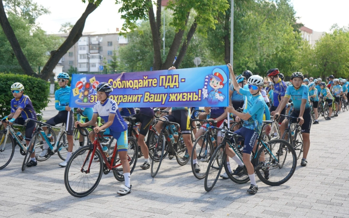 Петропавлда велошеру ұйымдастырды