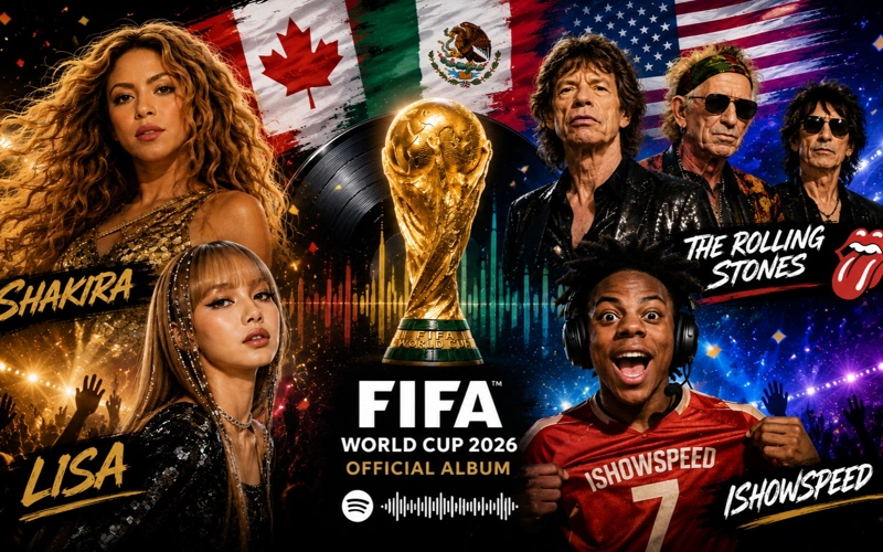 World Cup, Shakira, The Rolling Stones, IShowSpeed, FIFA, football, sport, UEFA, 