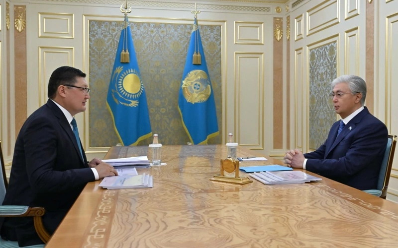 Токаев принял акима области Абай Берика Уали
