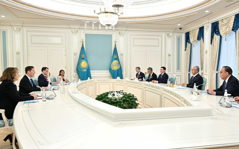 Kazakh President, U.S. Special Envoy for South and Central Asia hold talks Kazakh President, U.S. Special Envoy for South and Central Asia hold talks