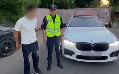 Водителя BMW арестовали за ночной дрифт в Алматы