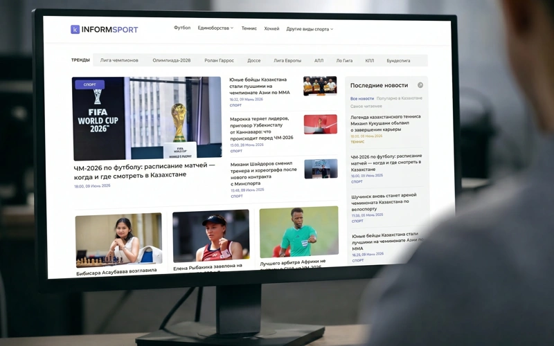 Kazinform запускает спортивный портал Informsport.kz