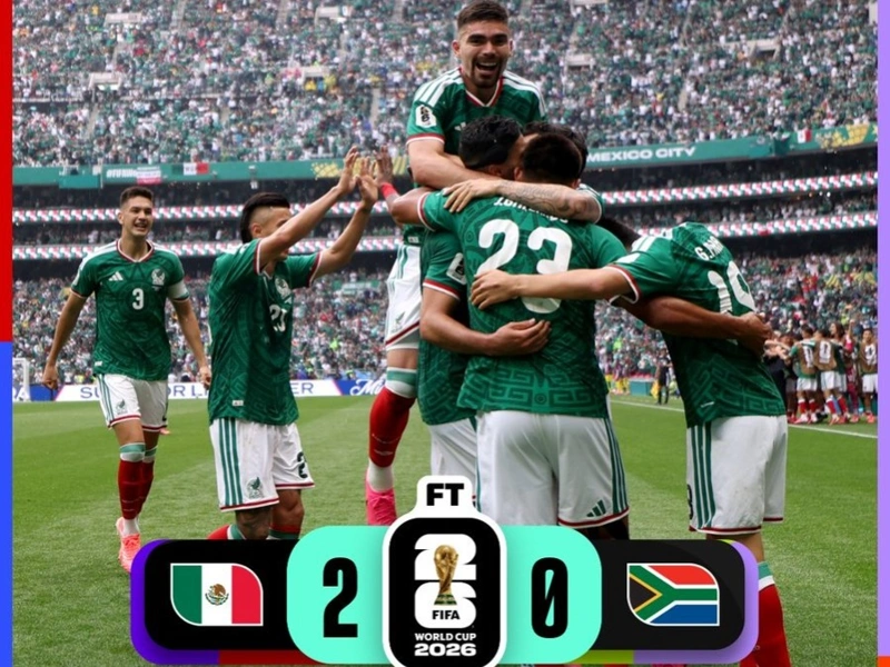 Mexico cruises past South Africa in World Cup 2026 opener