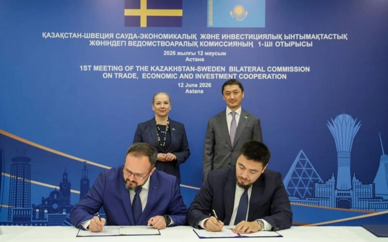 Қазақстан мен Швеция жүк техникасын бірлесіп өндіру туралы меморандумға қол қойды