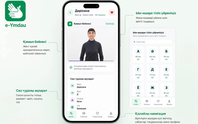 Қазақстанда ым-ишарат тілі алғаш рет толық цифрландырылды