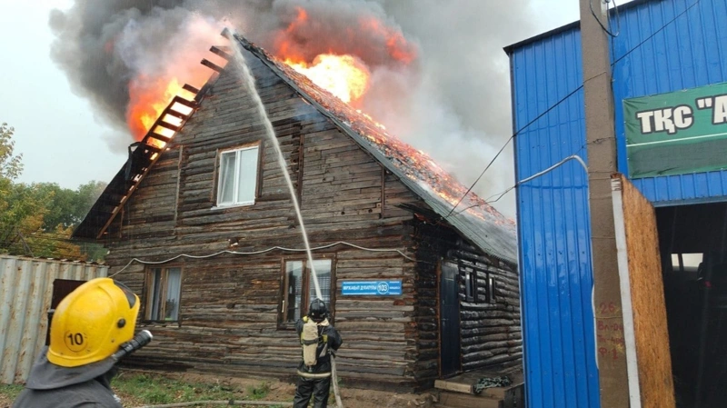 Ақмола облысында жеке тұрғын үйде өрт сөндірілді 