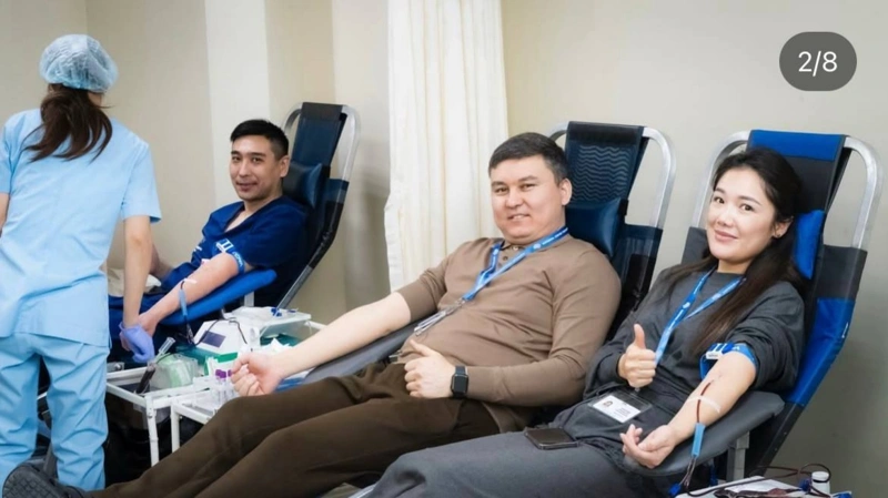 Донорлық көрсеткіш бойынша Астана, Алматы және Шымкент көш бастап тұр