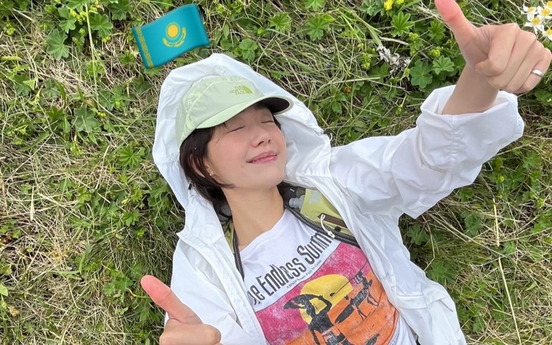 韩剧女星苏周妍打卡阿拉木图 连发旅行日志用哈萨克语告白