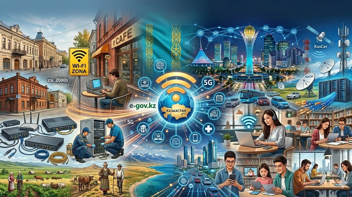 Как Wi-fi изменил Казахстан