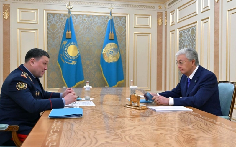 Мемлекет басшысы Ішкі істер министрі Ержан Сәденовті қабылдады