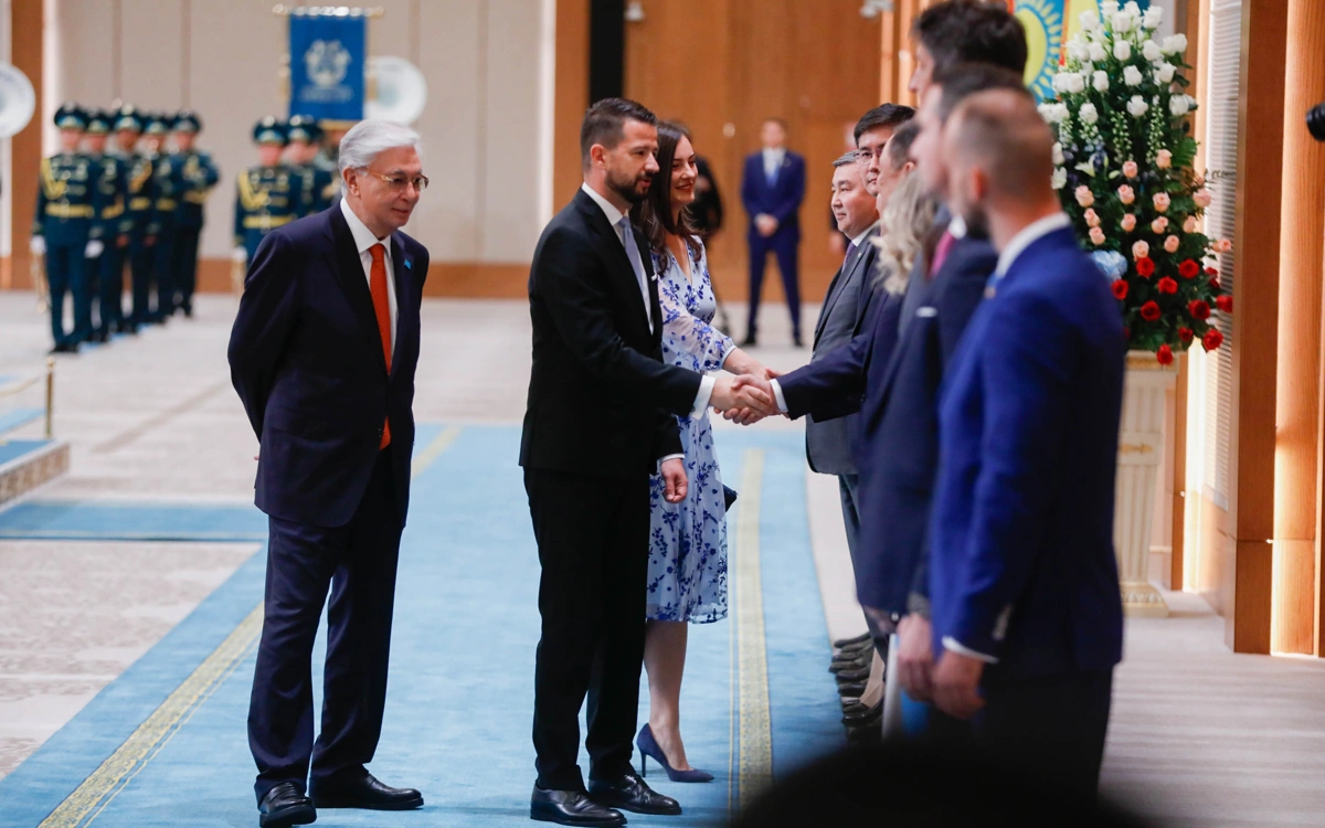Қасым-Жомарт Тоқаев Тәуелсіздік сарайында Черногория Президентін қарсы алды