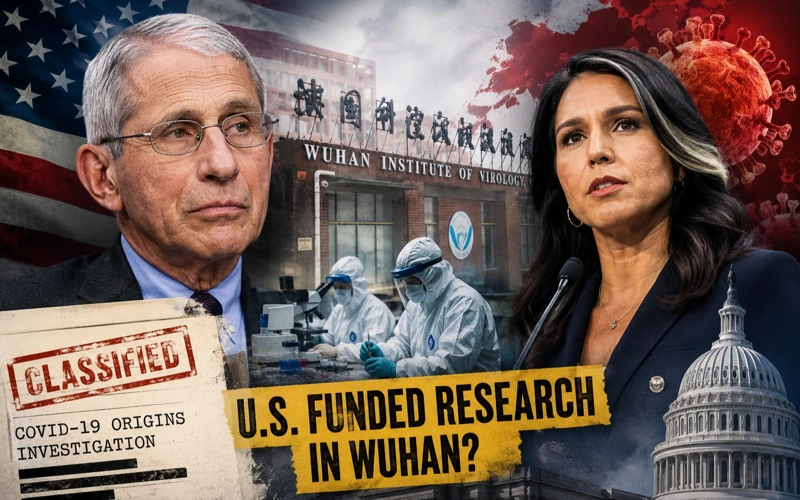 Gabbard alleges U.S. concealed Wuhan research and COVID-19 origins