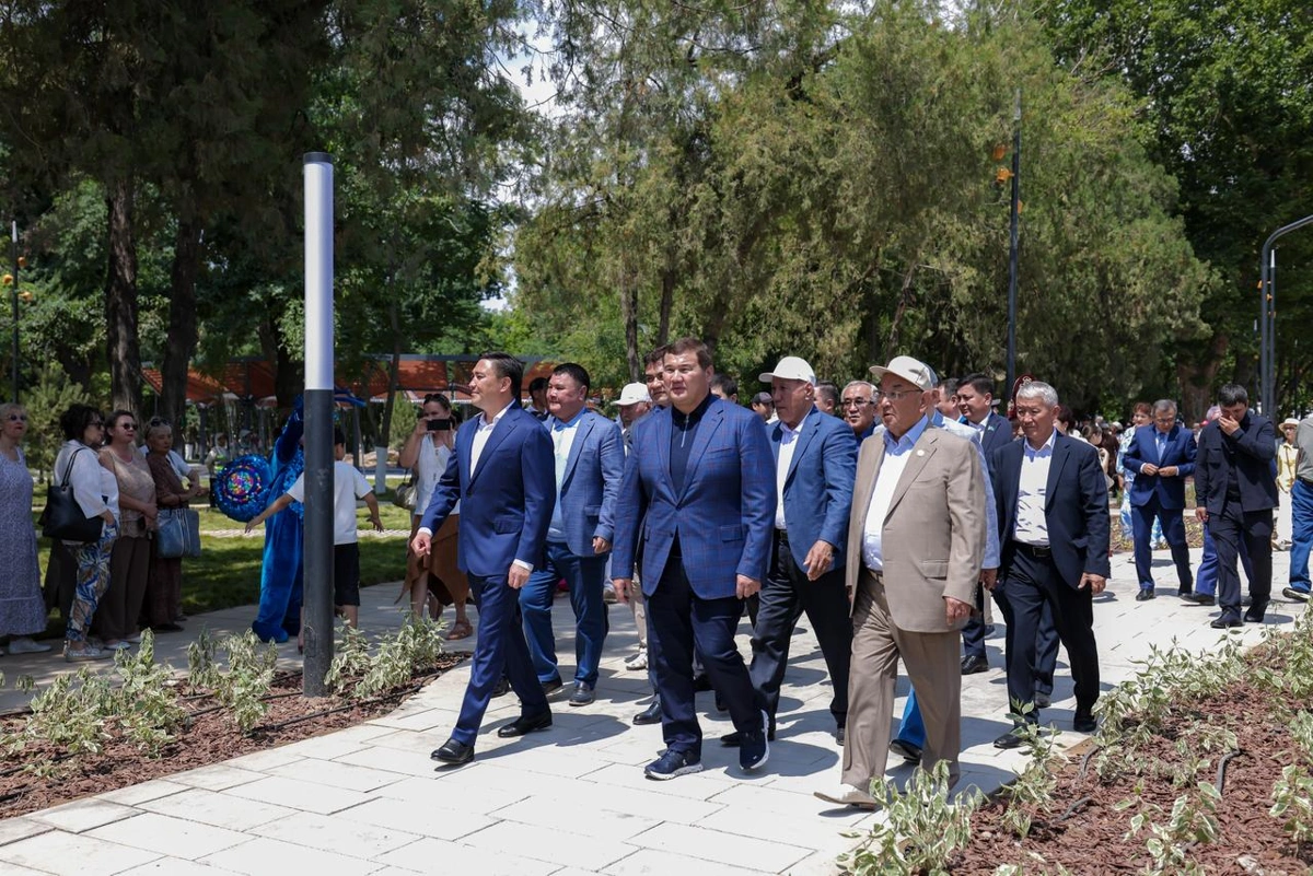 Три новых парка открыли в г.Шымкент