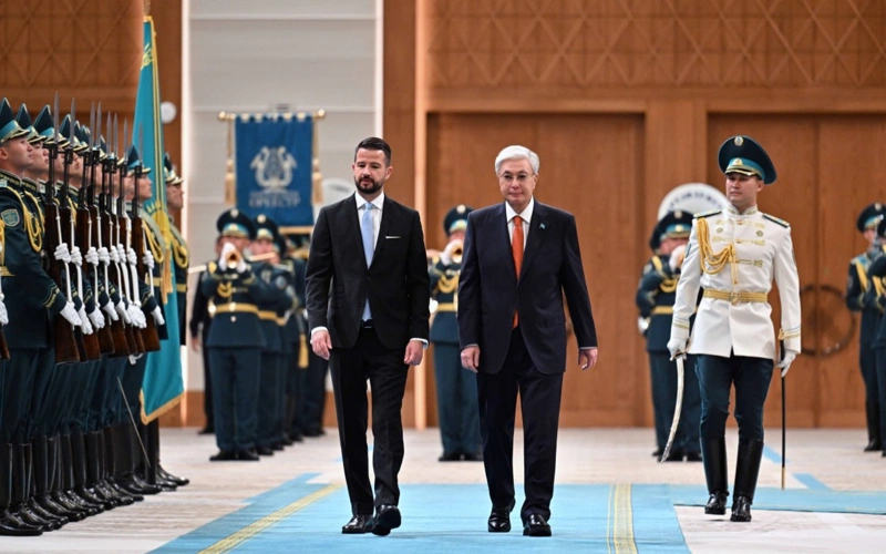 Президенты Казахстана и Черногории