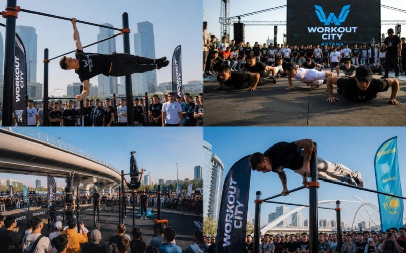 Street Workout: астаналықтарға арнап үш ай бойы тегін ашық жаттығулар өтеді