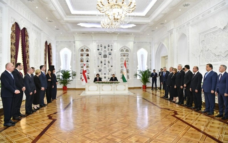 Tajikistan and Georgia sign 11 cooperation agreements following high-level talks