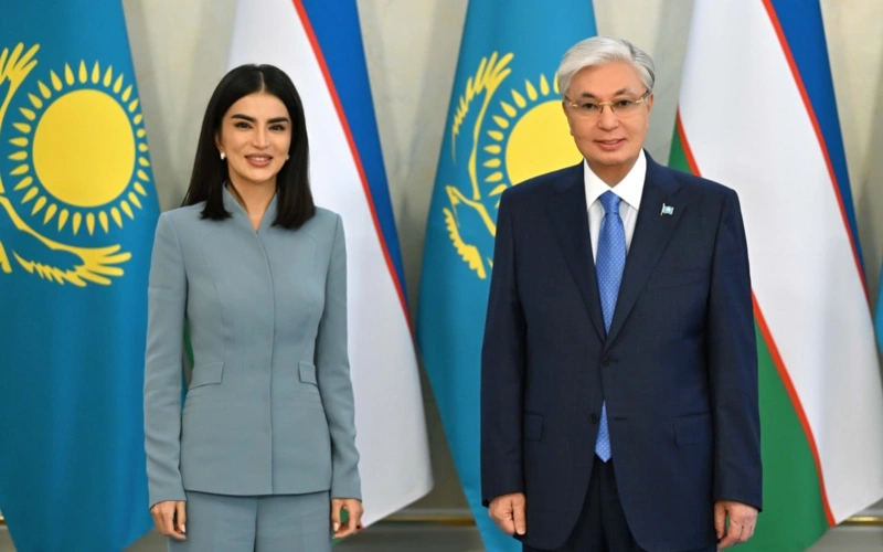 Касым-Жомарт Токаев принял Саиду Мирзиёеву