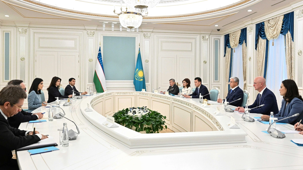 Kassym-Jomart Tokayev discusses expanding bilateral ties with Saida Mirziyoyeva