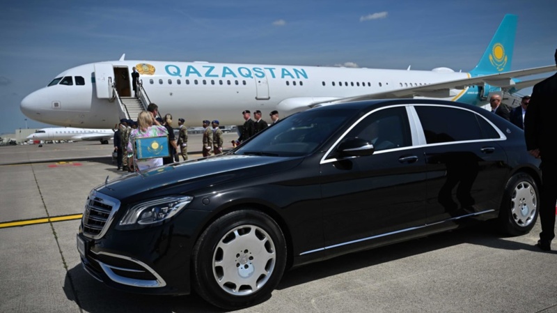 Kassym-Jomart Tokayev arrives in Brussels on official visit