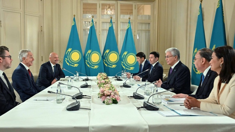 President Tokayev meets Tony Blair, Executive Chairman of the Institute for Global Change President Tokayev meets Tony Blair, Executive Chairman of the Institute for Global Change