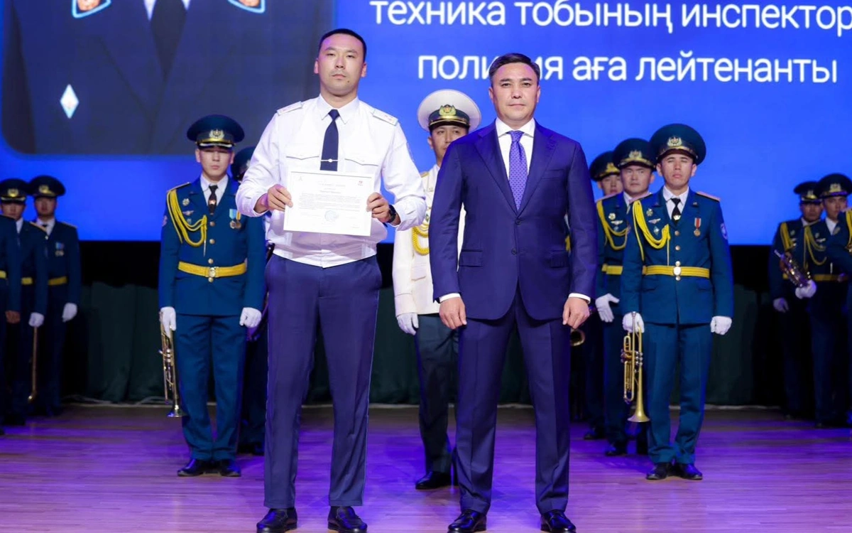 День казахстанской полиции торжественно отметили в Шымкенте