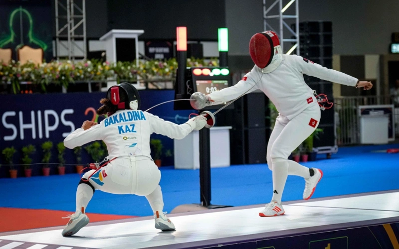 Kazakhstan women's épée team claims bronze at Asian Fencing Championships
