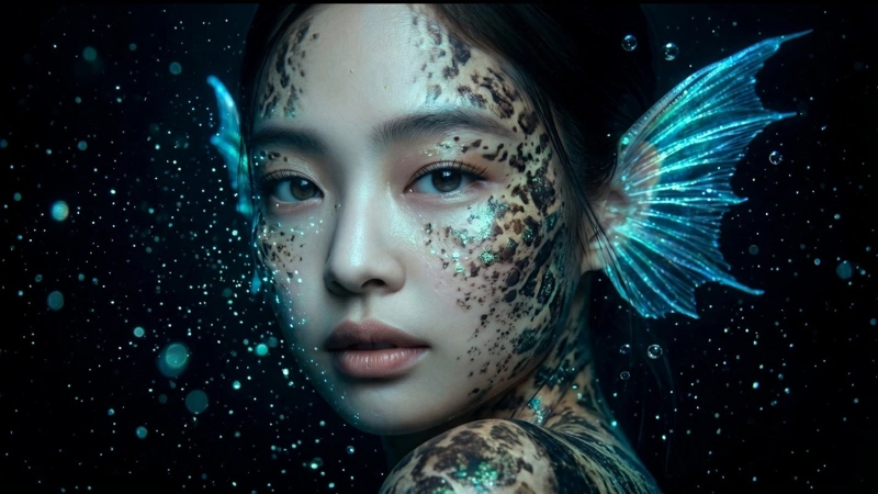 Jennie, Blackpink, fish