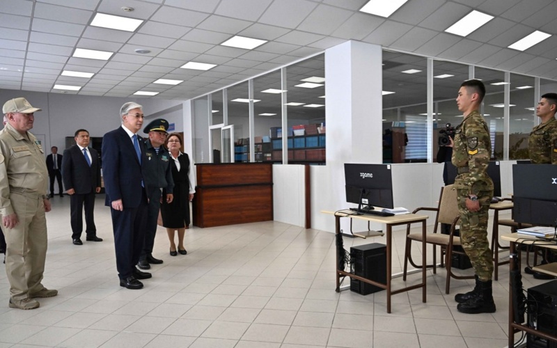 President Tokayev visits Shokan Ualikhanov Military College