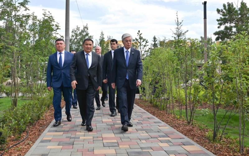 Head of State inspects public recreation areas in Shchuchinsk