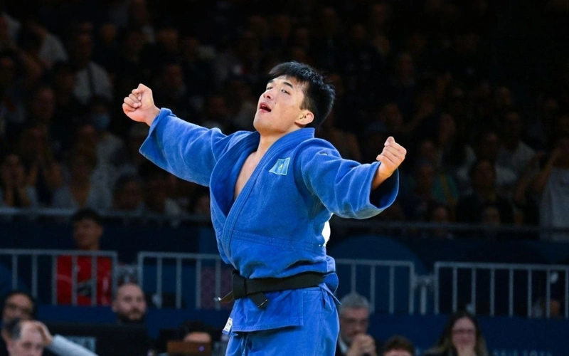 Guzman Kyrgyzbayev claims silver at Judo Grand Prix in China