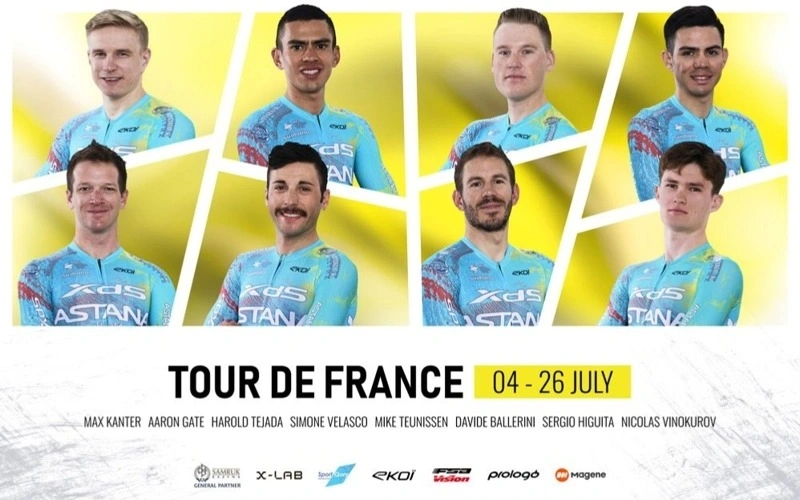 XDS Astana Team unveils Tour de France lineup