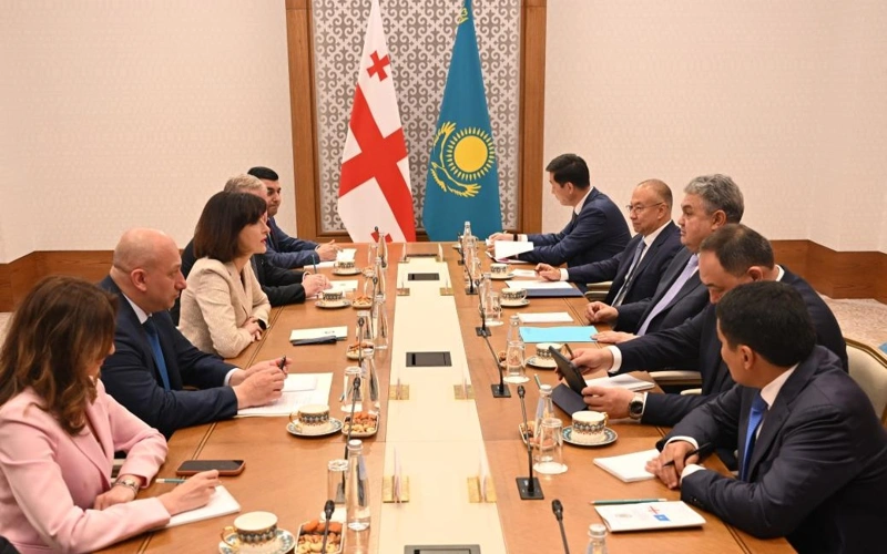 Kazakh and Georgian FMs discuss bilateral cooperation