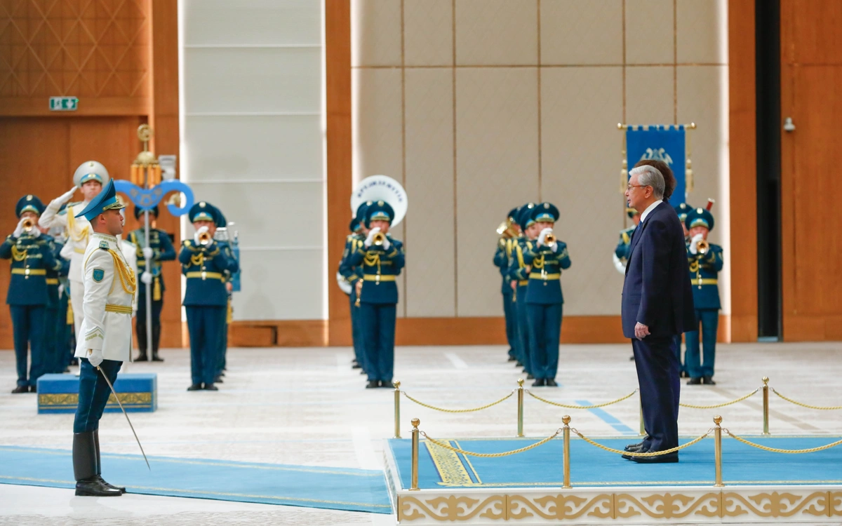 Қасым-Жомарт Тоқаев Тәуелсіздік сарайында Грузия Премьер-министрін қарсы алды
