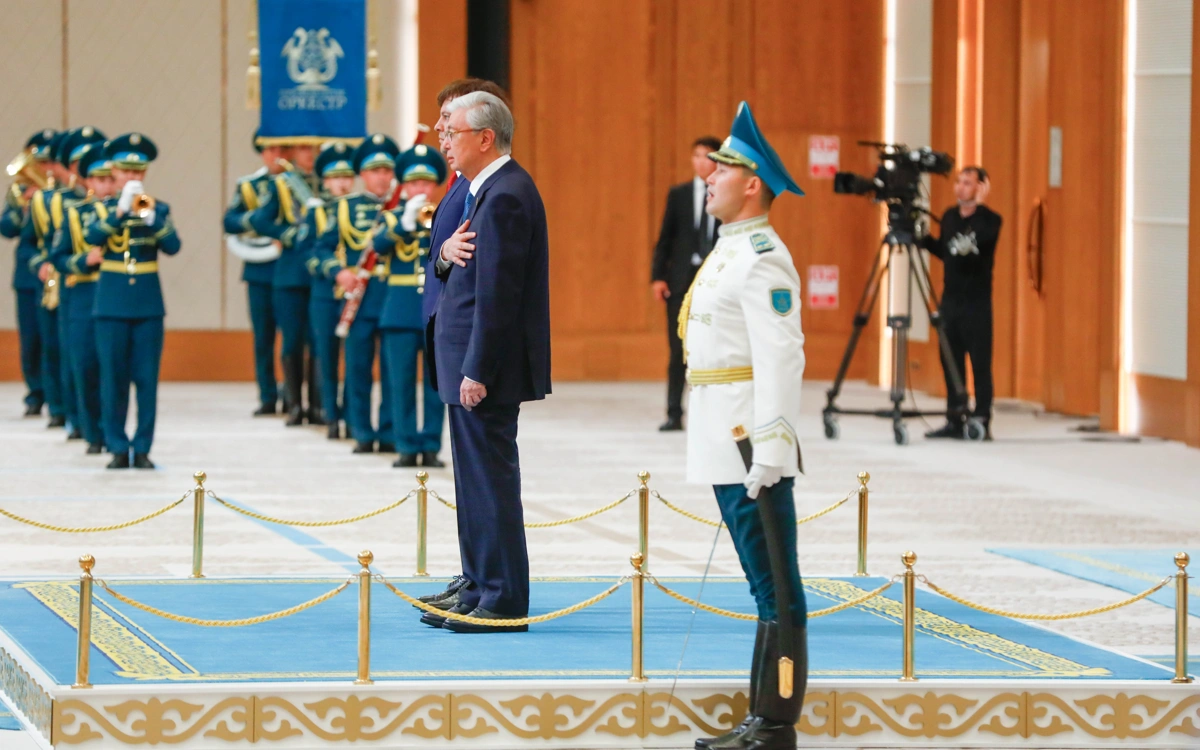 Қасым-Жомарт Тоқаев Тәуелсіздік сарайында Грузия Премьер-министрін қарсы алды